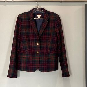 NWOT J Crew Plaid Blazer